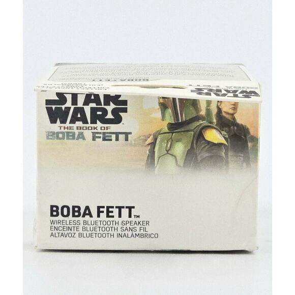 Star Wars Book of Boba Fett - Boba Fett Bluetooth Speaker Bitty Boomers New - Picture 8 of 9